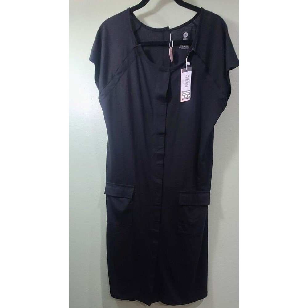 Kindred Bravely Black Labor & Delivery Nursing Pregnancy Gown Women’s S/M/L New